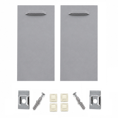 2 Kleefplaten 10x20cm